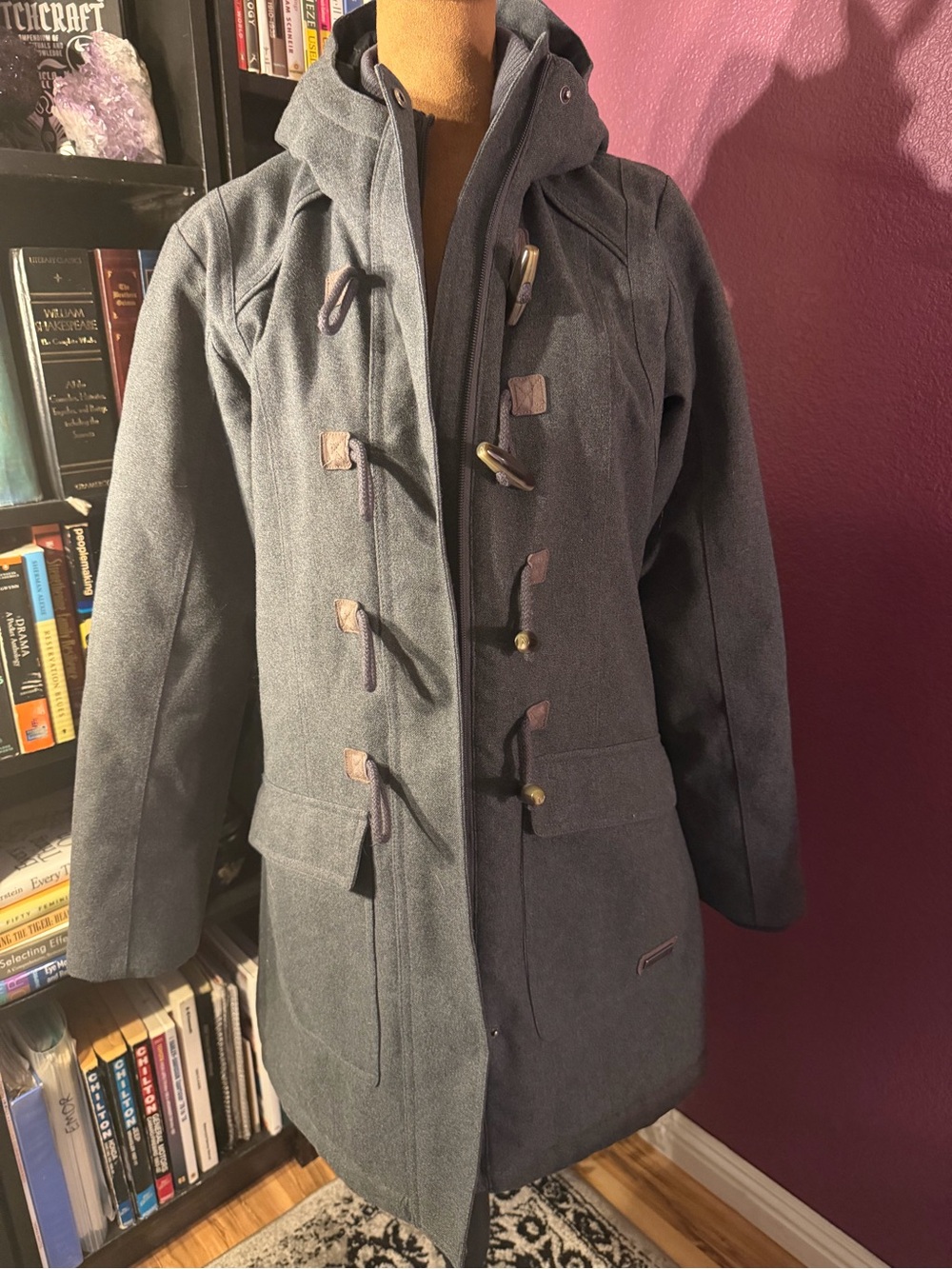 Amazing Merrill Women’s Performance pea coat- quilted lined and water resistant